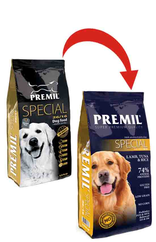 Сухой корм премиум класса для собак мелких. Корм для собак Premil Special. Корм для собак Сербия Premil. Гипоаллергенный корм для собак премиум класса. Корма супер премиум класса для собак.