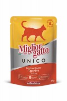 Мусс Miglior MC UNICO Turkey (С индейкой) для кошек