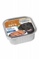 Паштет My happy Pets для взрослых собак с лососем, 300 г