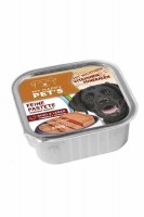 Паштет My happy Pets для взрослых собак с говядиной и печенью, 300 г