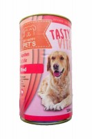 Паштет My happy Pets Premium для взрослых собак с говядиной, 1240 г