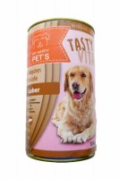 Паштет My happy Pets Premium для взрослых собак с печенью, 1240 г