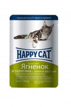 Консервы Happy Cat Adult (Ягненок, теленок, фасоль), 100 г