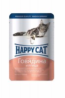 Консервы Happy Cat Adult (Говядина, птица), 100 г.