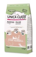 Unica Classe Ageing Feline Star Hairball с курицей