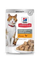 Hills Science Plan Sterilised Cat с курицей, 85 г.