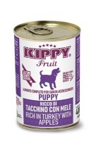Паштет Kippy Fruit Puppy с индейкой и яблоками, 400 г.