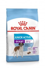Корм Royal Canin Size Health Nutrition Giant Junior Active  для активных щенков с 8 до 18/24 мес.  Для собак очень крупных прод,  вес взрослой собаки свыше 45 кг