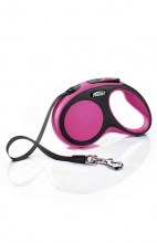 Рулетка-поводок Flexi New Comfort S, лента, 5м 15кг