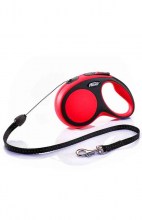 Рулетка-поводок Flexi New Comfort S, трос, 5м 12кг