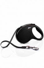 Рулетка-поводок Flexi New Classic M, лента, 5м 25кг