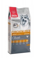Blitz Classic Adult Chicken & Rice для взрослых собак всех пород