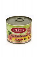 Консервы Berkley №1 для котят (кролик с лесными ягодами), 200 г