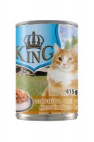 King Cat Poultry консервированный корм для кошек с курицей