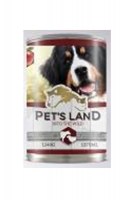 Pet's Land Dog Beef-lamb консервированный корм для собак с говядиной и ягненком
