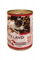 Pet's Land Cat Beef-lamb консервированный корм для кошек с говядиной и ягненком