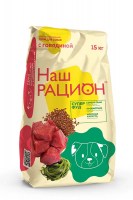 Наш рацион для собак с говядиной