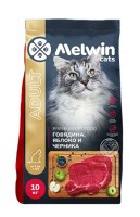 Melwin Cats Adult Говядина, яблоко и черника