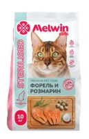 Melwin Cats Sterilised Форель и розмарин