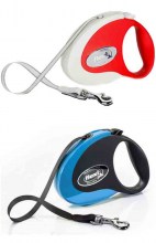 Рулетка-поводок Flexi Collection M, лента, 5м 25кг