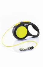 Рулетка-поводок Flexi New Classic NEON XS, трос 3м 8кг