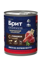 Brit Premium by Nature для собак (говядина и рис), 850 г