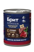 Brit Premium by Nature для собак (сердце и печень), 850 г