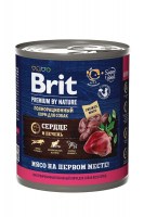 Brit Premium by Nature для собак (сердце и печень), 850 г