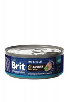 Консервы Brit Premium by Nature для котят (кролик), 100г