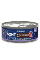 Консервы Brit Premium by Nature для кошек (ягненок), 100 г