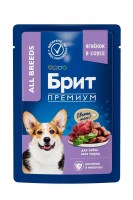 Brit Premium пауч для собак (ягненок в соусе), 85 г