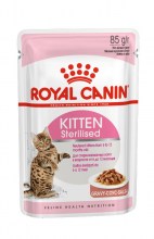 Royal Canin Kitten Sterilised (в соусе), 85 г