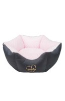 Лежак Amiplay Корона Babydoll, розовый