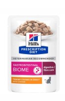 Hill's Prescription Diet Gastrointestinal Biome Влажный корм для кошек (Курица), 85 г.