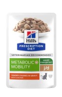 Hill's Prescription Diet Metabolic + Mobility Влажный корм для кошек (Курица), 85 г.