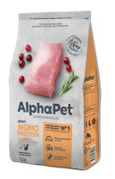 Корм AlphaPet Superpremium Monoprotein Cat Adult (Индейка)