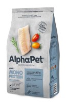 Корм AlphaPet Monoprotein Dog Small Adult (Белая рыба)