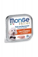 Консервы Monge Fresh Dog Паштет (Индейка), 100 г.