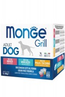 Monge Dog Grill MultiBox Beef&Codfish&Chicken, 1200 г.