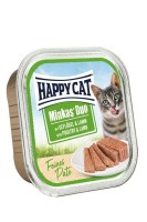 Happy Cat Minkas Duo Паштет (Птица и ягненок), 100 г