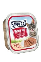 Happy Cat Minkas Duo Паштет (Птица и говядина), 100 г