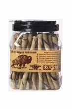 GreenQZin Телячий твистер из кожи и мяса, 70 шт.