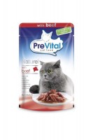 Консервы PreVital Naturel (Говядина) в соусе, 85 г