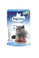 Консервы PreVital Naturel (Лосось) в соусе, 85 г
