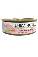 Unica Natura Консерва для кошек (Курица, ветчина), 70 г