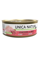 Unica Natura Консерва для кошек (Курица, говядина), 70 г