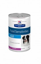 Hills d/d Food Sensitivities с уткой и рисом, 370 г.