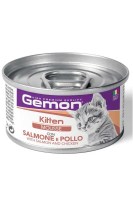 Мусс Gemon Kitten Mousse (Лосось и курицей), 85 г.