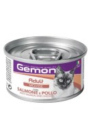 Мусс Gemon Cat Adult Mousse (Лосось и курица), 85 г.