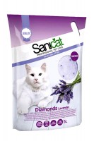 Наполнитель SANICAT  Diamonds Lavendа силикагелевый